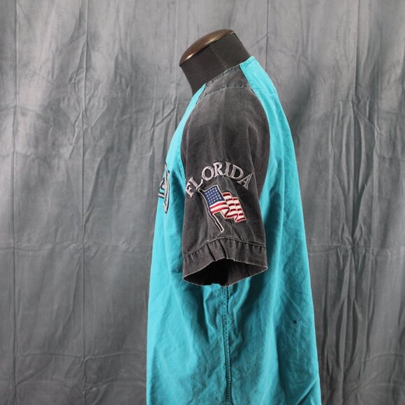 Florida Marlins jersey (VTG) - Stone Wash by Mirage - Men's Large - Picture 5 of 10